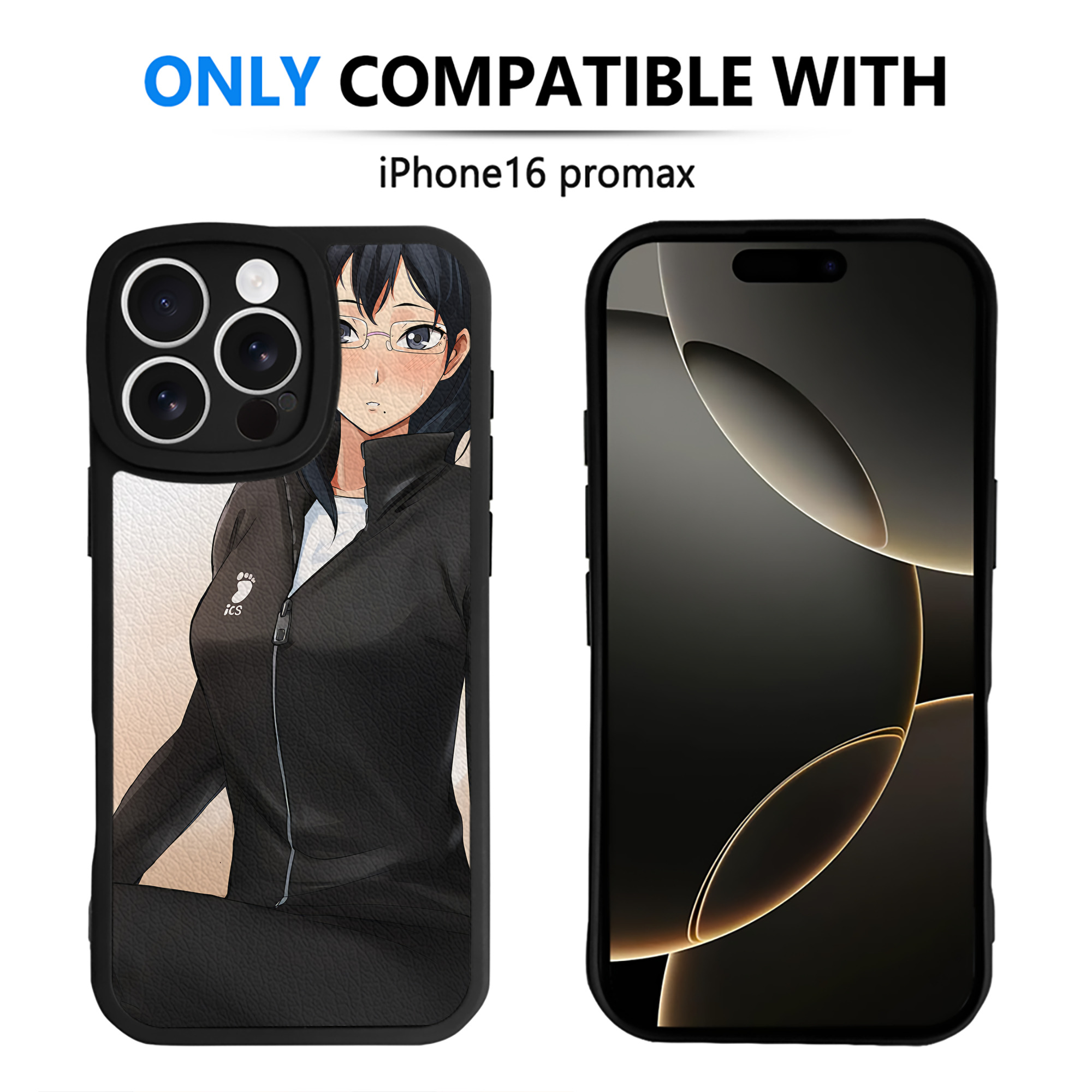 （画像用） ハイキュー!! Haikyu!! 【iPhone 16シリーズ対応】シリコンスマホケース（レザー調） 材質：シリコン